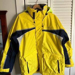 West Marine Third Reef Hooded Jacket Yachting Sailing Men’s Large